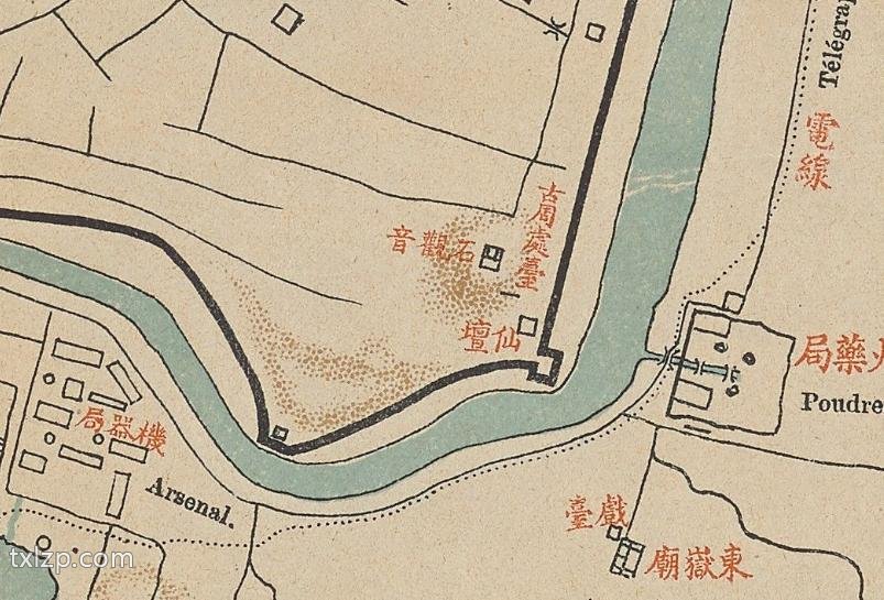 1898年江宁府城图插图2