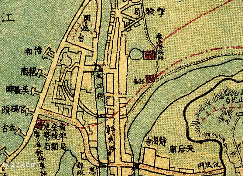 1910年《南京全图》插图1