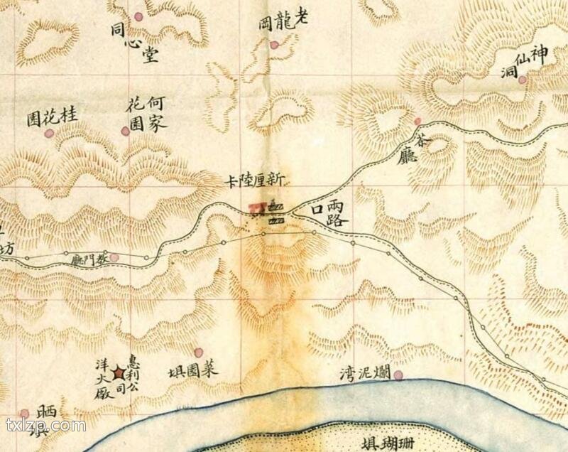 1907年《重庆租界商埠图》插图1