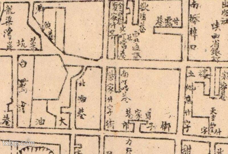 1945年《最新西京市城关图》插图3