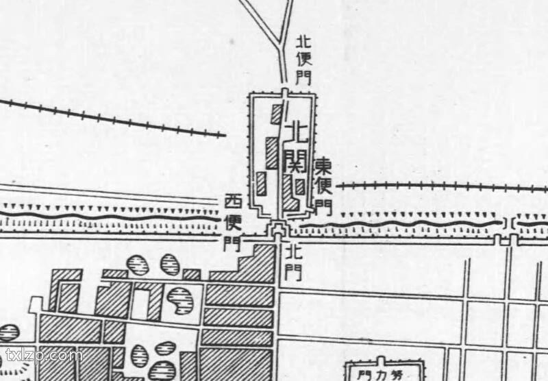 1940年《西安城图》插图1