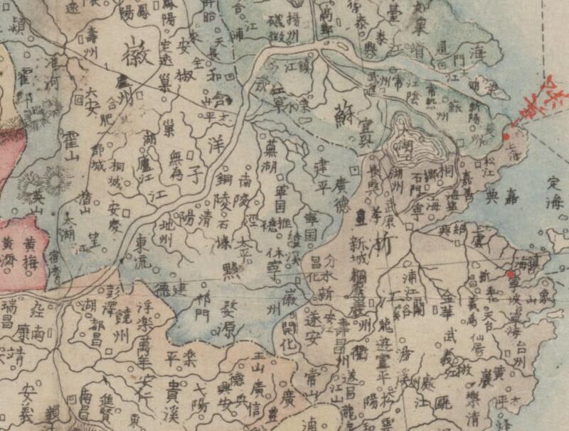 1874年《增补清国舆地及近邦全图》插图1