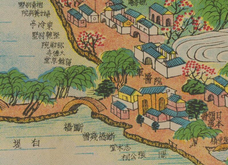 1920年代《最新西湖全图》插图2