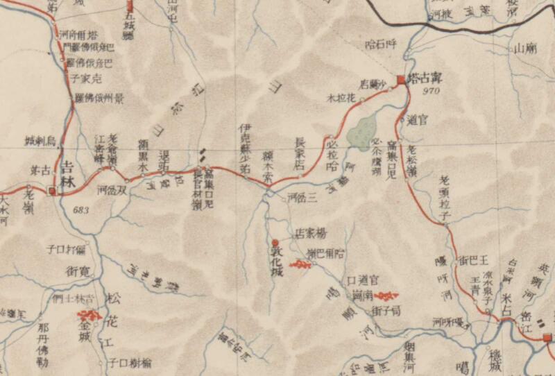 1901年《新满洲图附交通解说》插图3