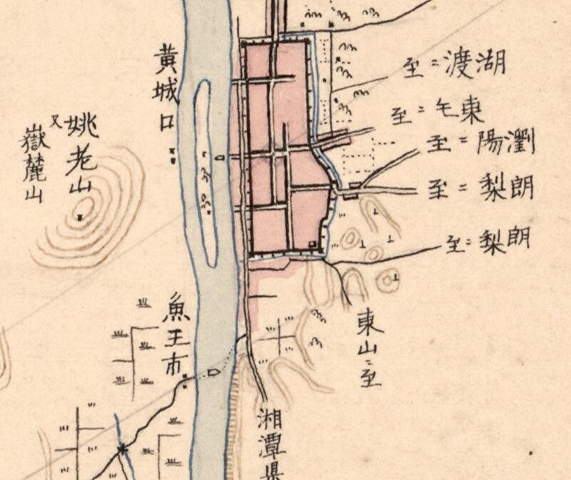 1888年《长沙府地图》插图1