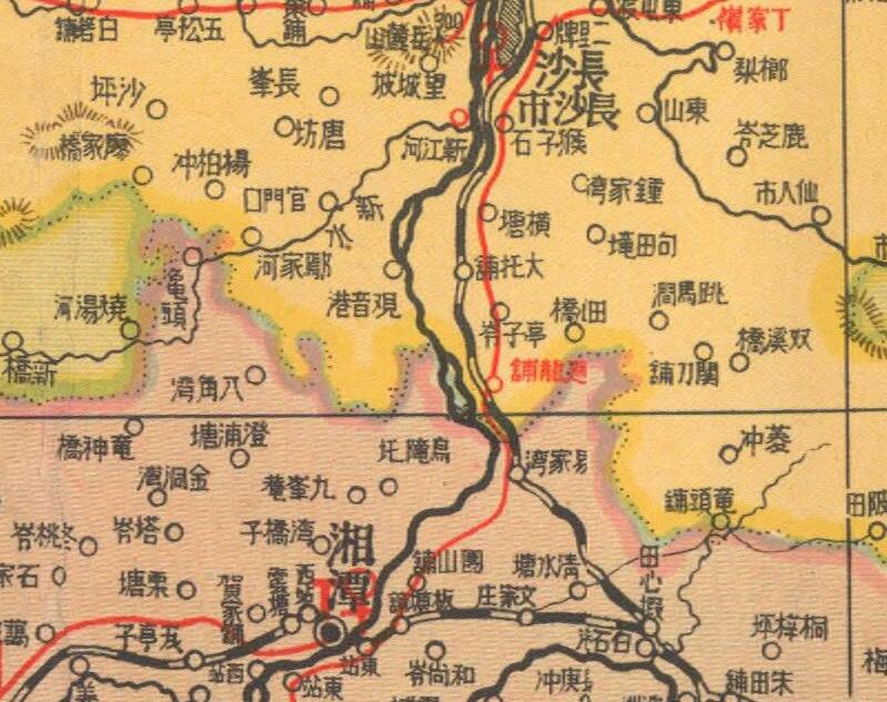 1939年《湖南全省形势新图》插图1