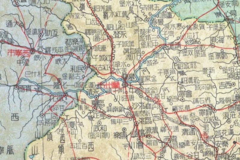 1948年《甘肃省》地图插图2