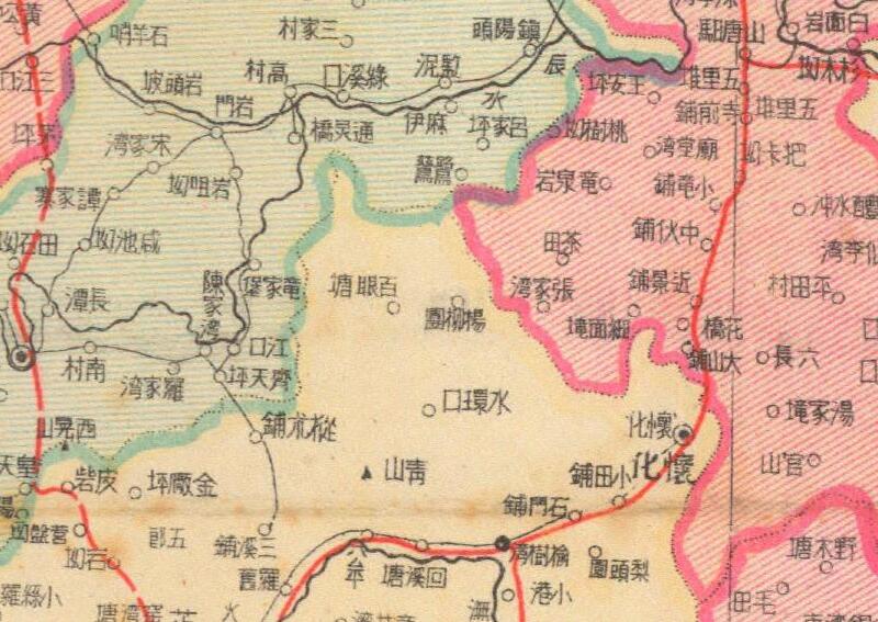 1942年《湖南省明细地图》插图3