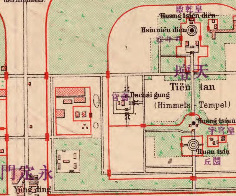 1907年北京及附近地图插图1