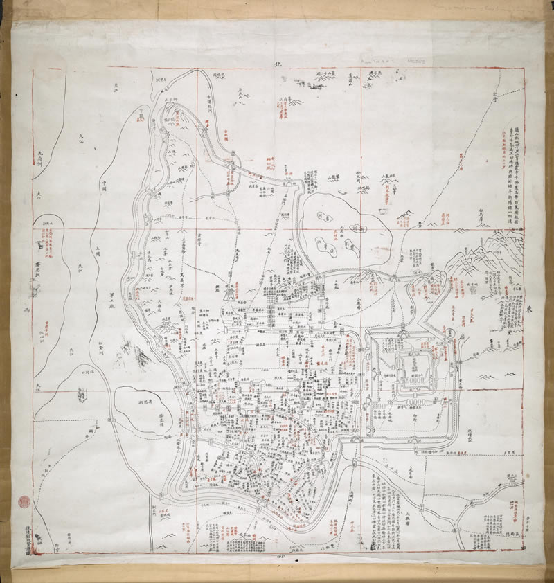 1853年南京《江宁省城图》插图