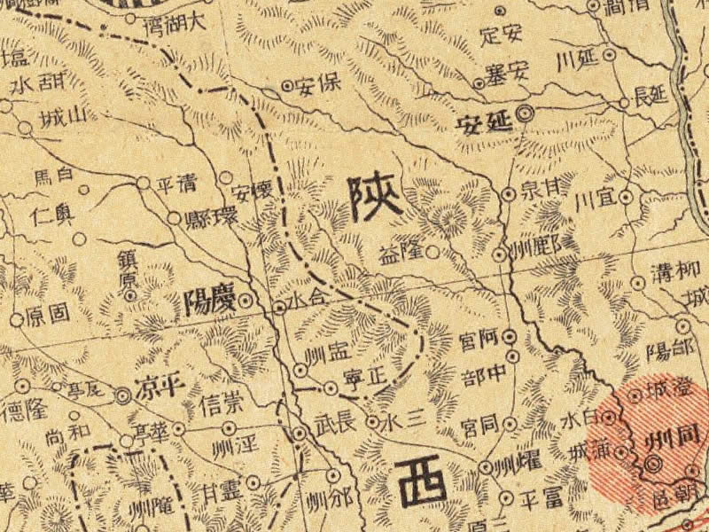 1911年《最近调查清国大地图》插图2