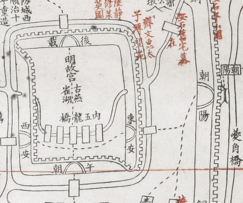 1853年南京《江宁省城图》插图3