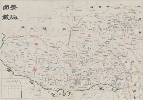 1905年青海西藏地图