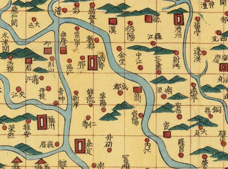 1850年《四川全图》插图1