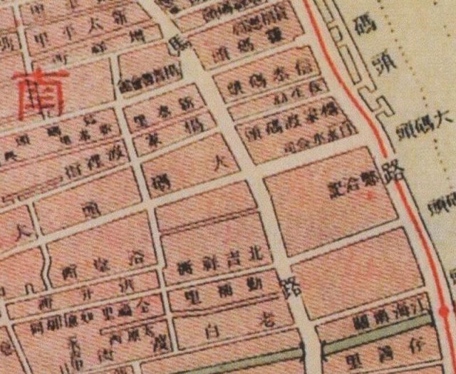 1918年《上海县城及南市分图》插图1