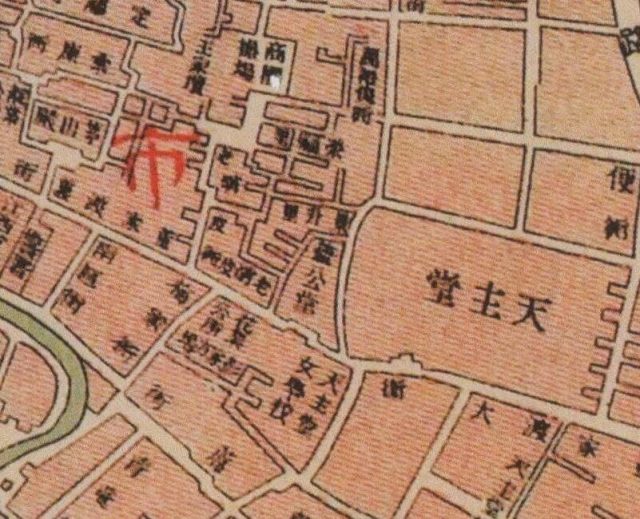 1918年《上海县城及南市分图》插图2