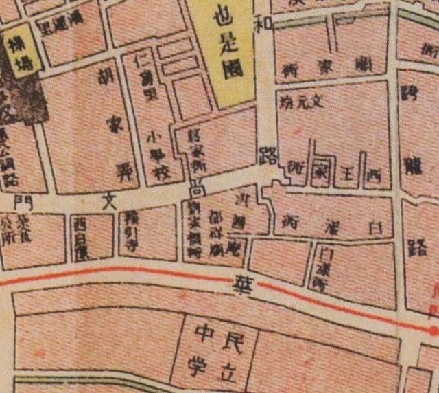 1918年《上海县城及南市分图》插图3