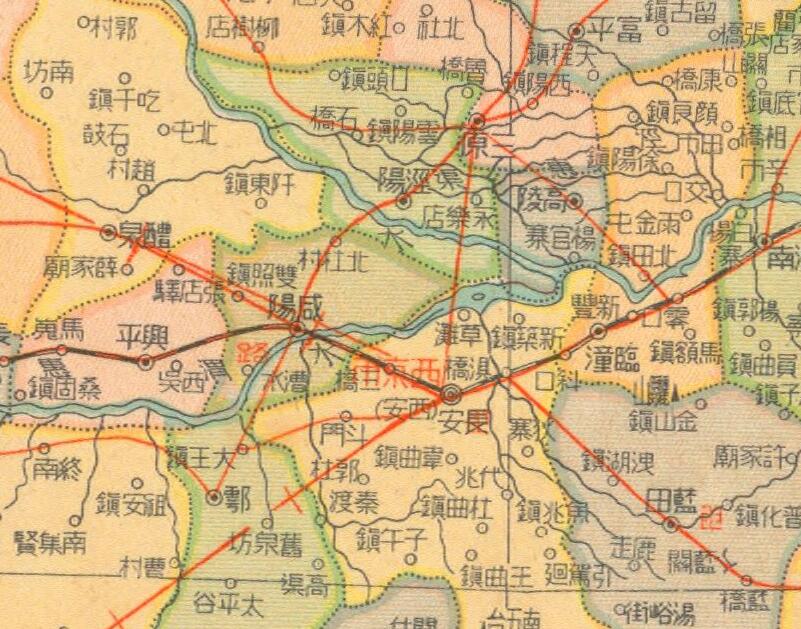 1941年《陕西分县详图》插图1