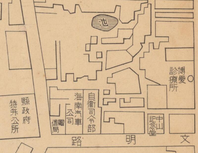 1939年《海口市略图》插图2