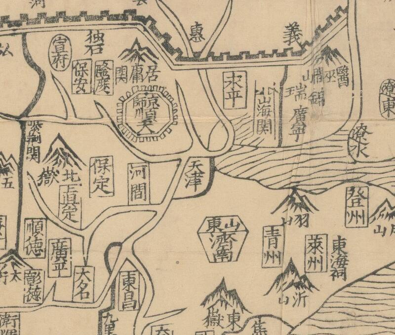 1631年重刊《皇明舆地之图》插图1