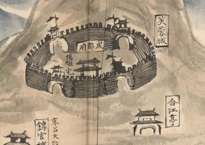 1735年《成都府》地图插图1