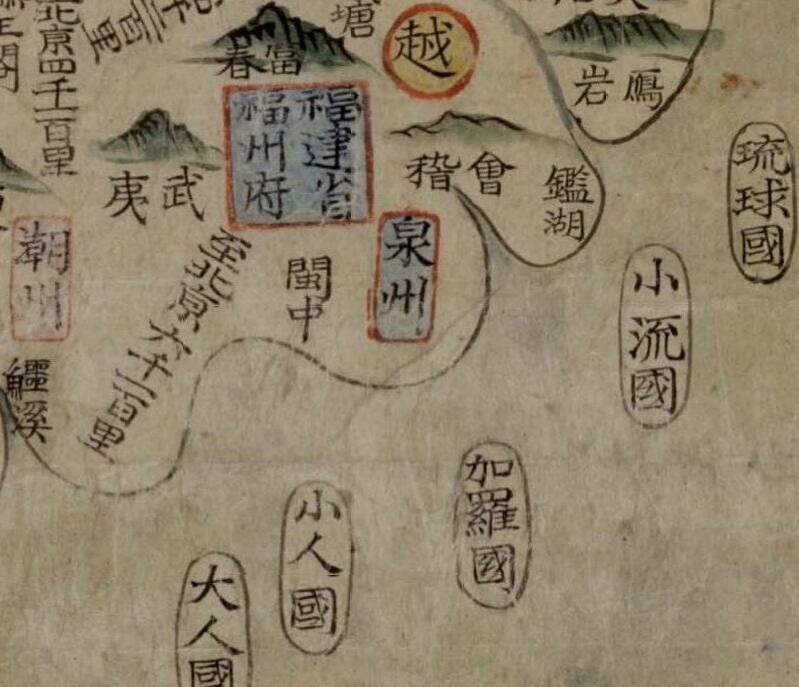 1600年朝鲜绘《中国图》插图3