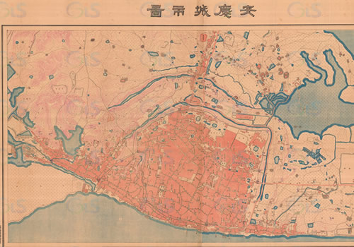 1932年《安庆城市图》
