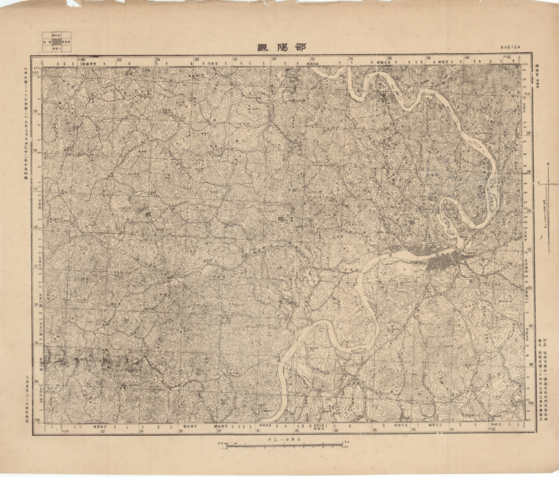 1944年湖南省图 五万分一陆测地图插图2