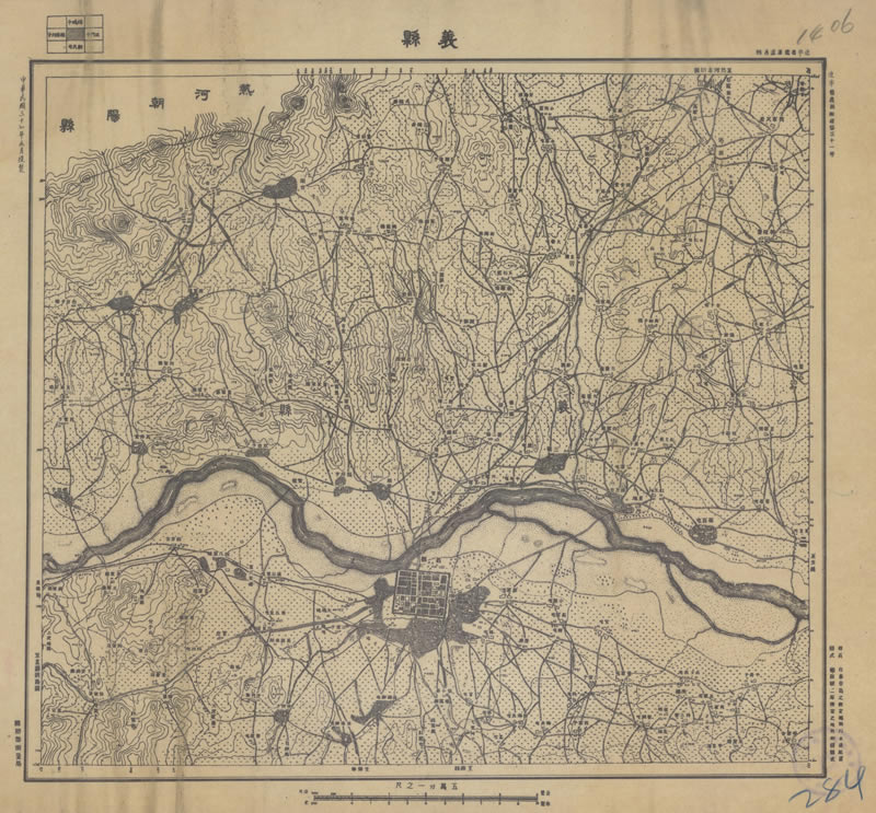 1948年《辽宁省地形图》五万分一插图