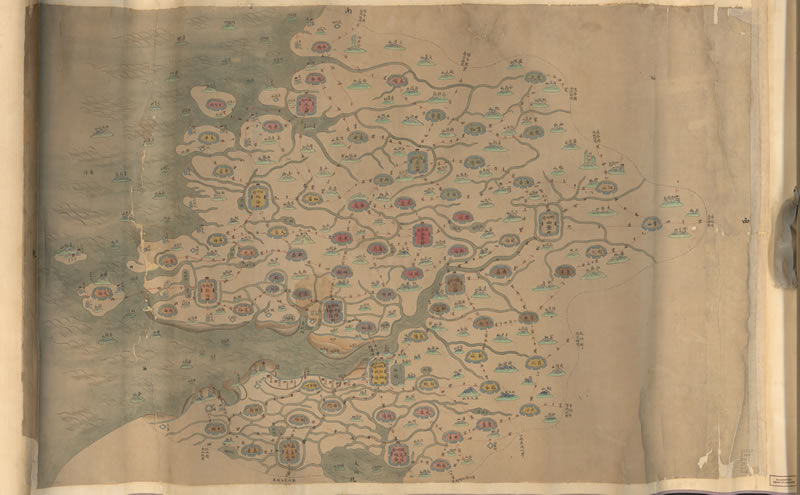1773–1841年间《浙江全图》插图