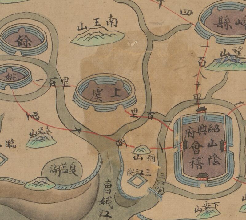 1773–1841年间《浙江全图》插图2