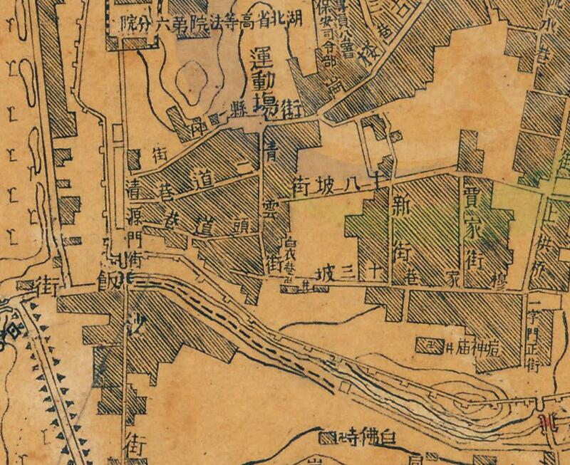 1947年《黄冈县城市图》插图2