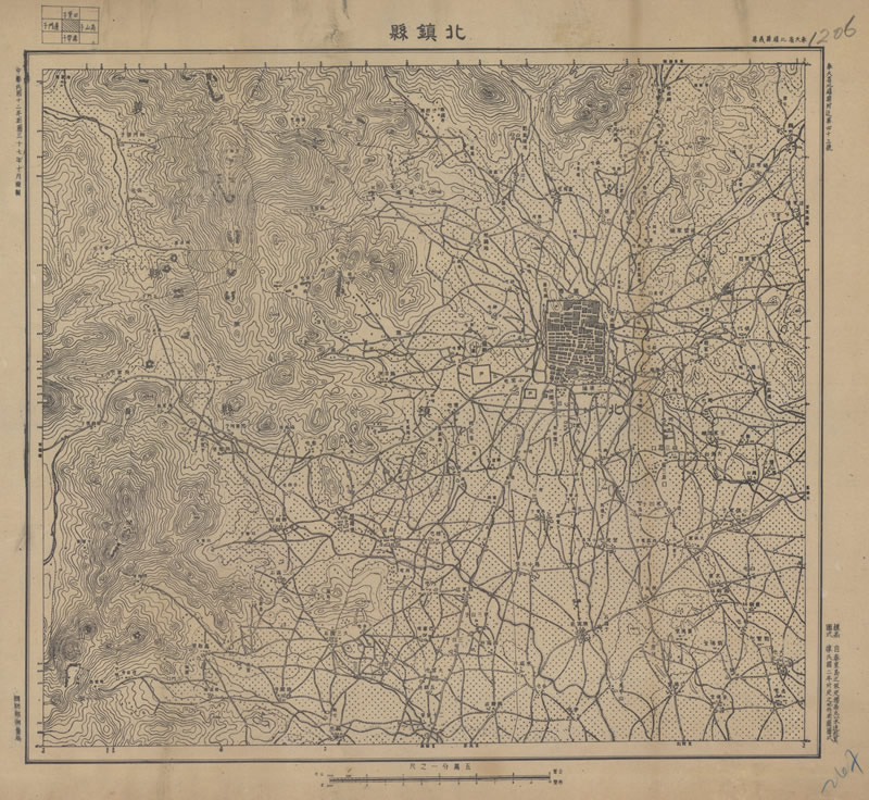 1948年《辽宁省地形图》五万分一插图3