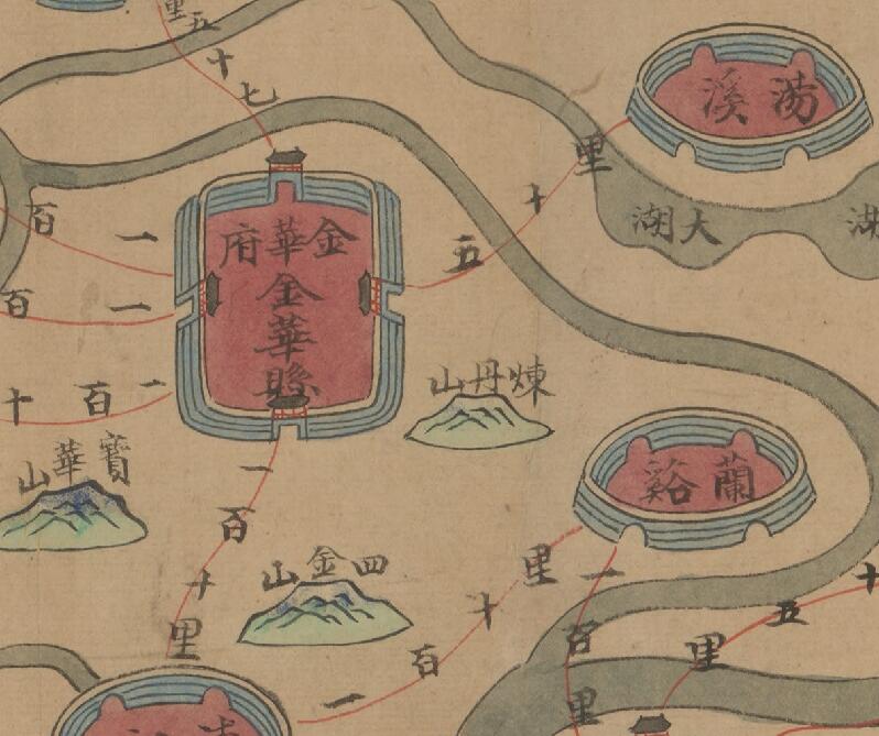 1773–1841年间《浙江全图》插图3