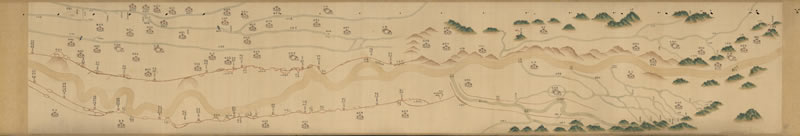 1742–1764年间《豫省黄河全图》插图