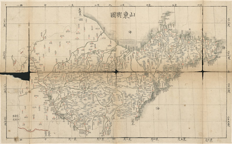 1693–1722年《山东舆图》插图