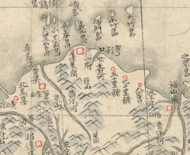 1693–1722年《山东舆图》插图1