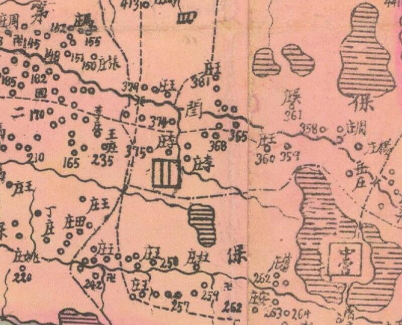 1941年《宁夏省金积县图》插图2