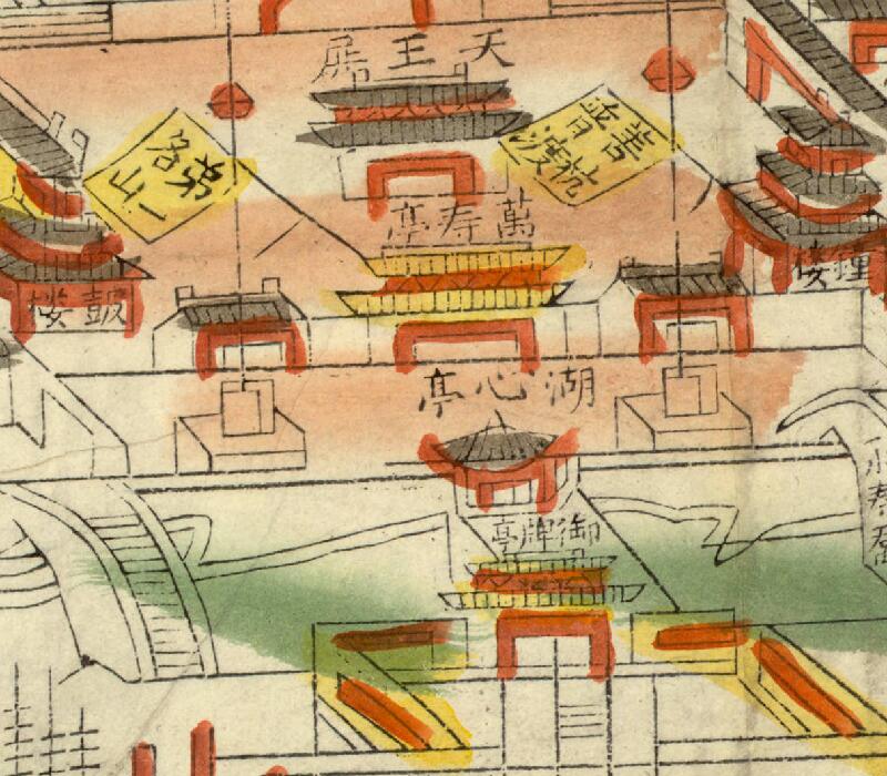 1875年《敕建南海普陀山境全图》插图2