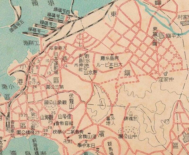 1938年青岛观光&青岛市市街图插图4