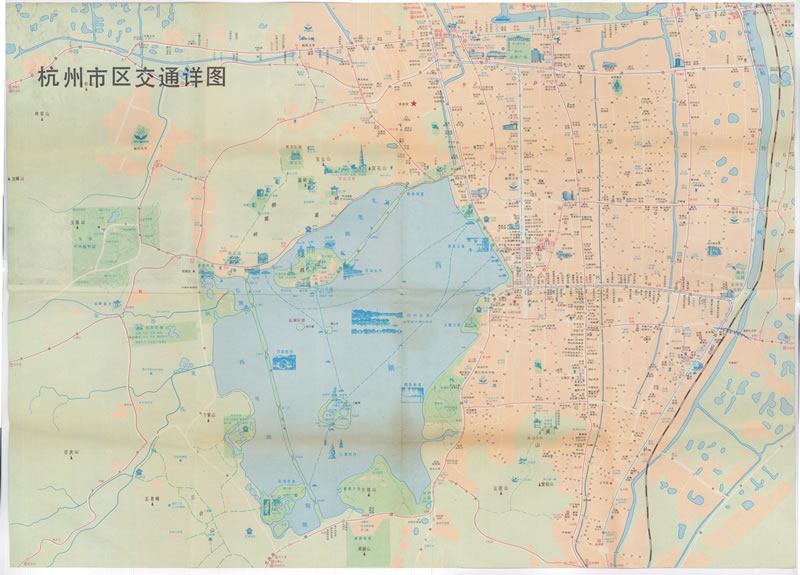 80年代《杭州旅游图》插图1