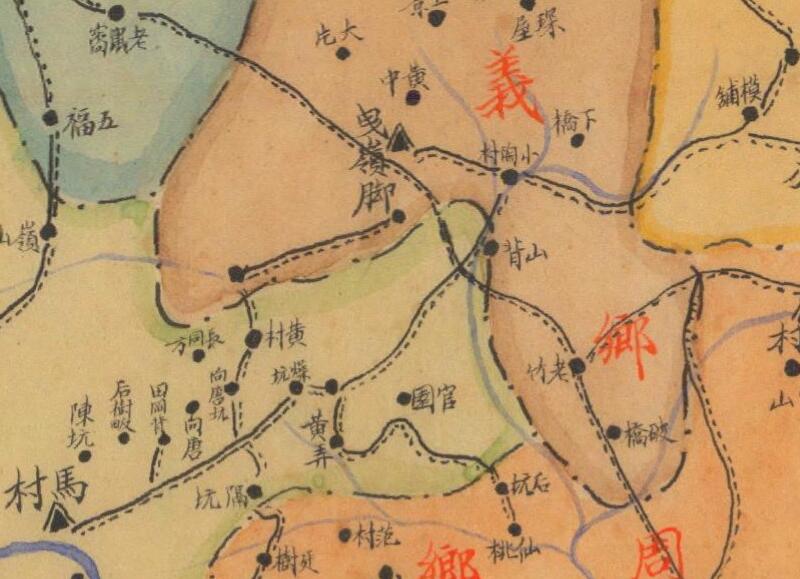 1941年《浙江省宣平县乡镇区域详图》插图2