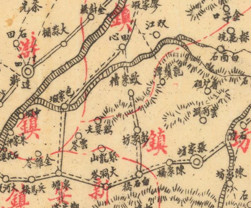 1942年湖南《浏阳县图》插图1