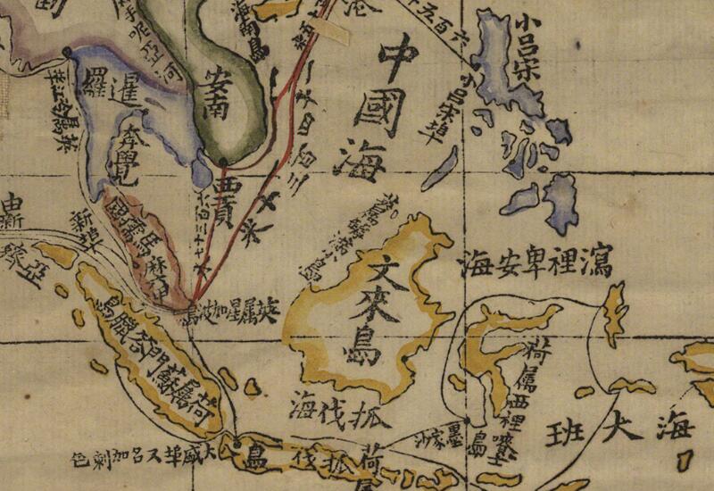 1875年《地球五大洲全图》插图2