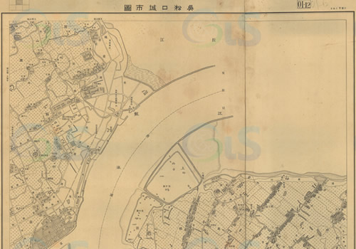 1947年《吴淞口城市图》