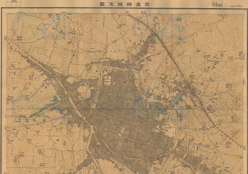 1947年《武进县城市图》