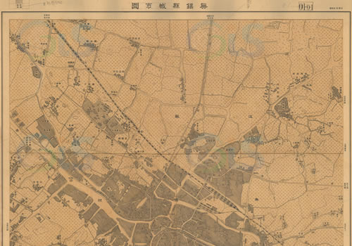 1947年《无锡县城市图》