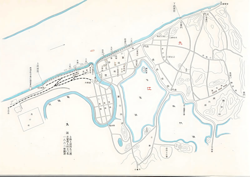 1935年《九江市街地图》插图