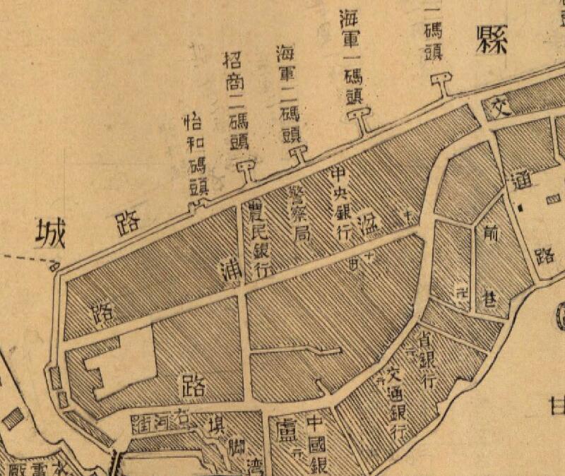 1947年《九江县城厢图》插图1