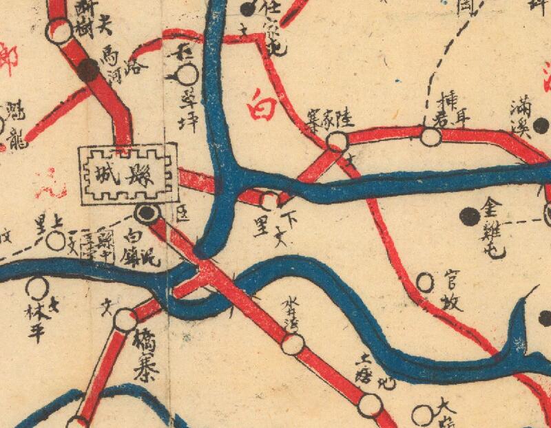 1943年《贵州省余庆县县图》插图1